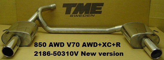 AWD Exhaust system
