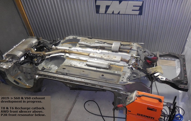 TME S60 - V60 SPA exhausts